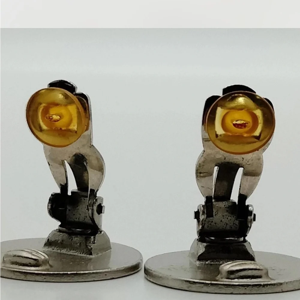 Chanel clip on Logo earrings